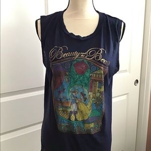 Beauty and the beast tank top